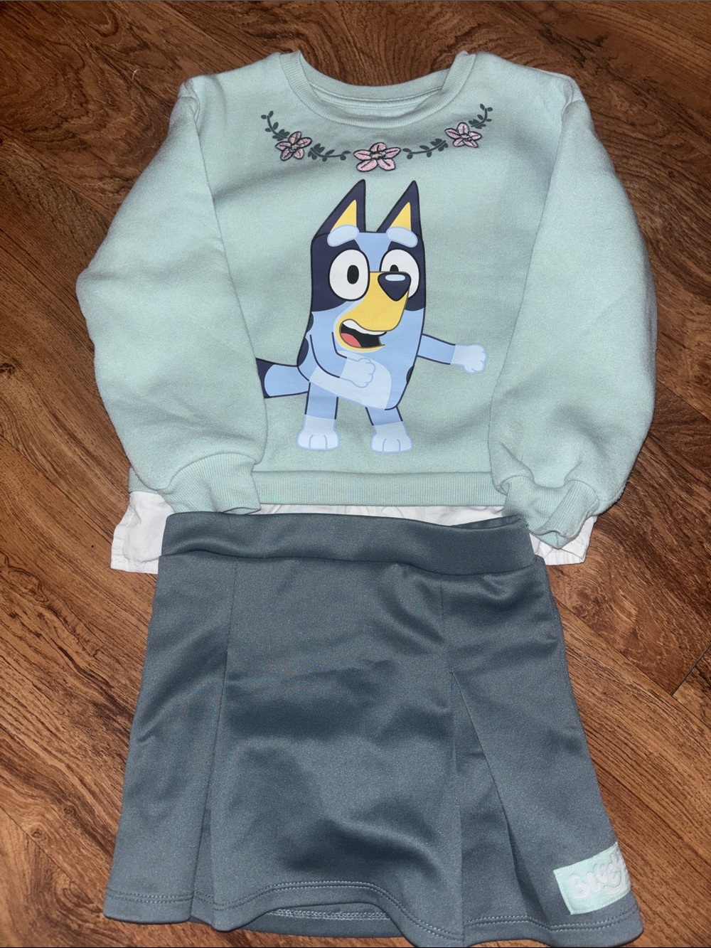 Bluey Sweatshirt Skort Set